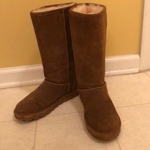 BearPaw Tall Suede Boots size 7
